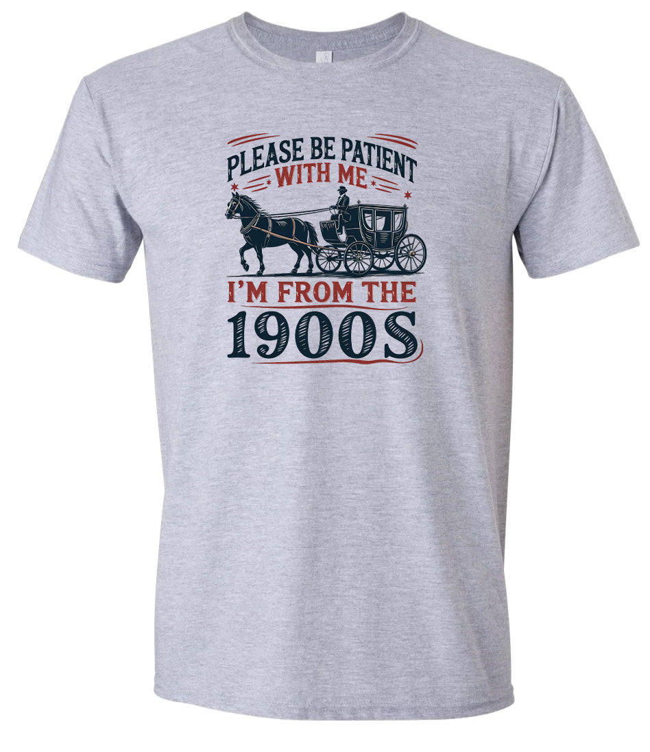 Please Be Patient With Me Adult Gildan Soft Shirt