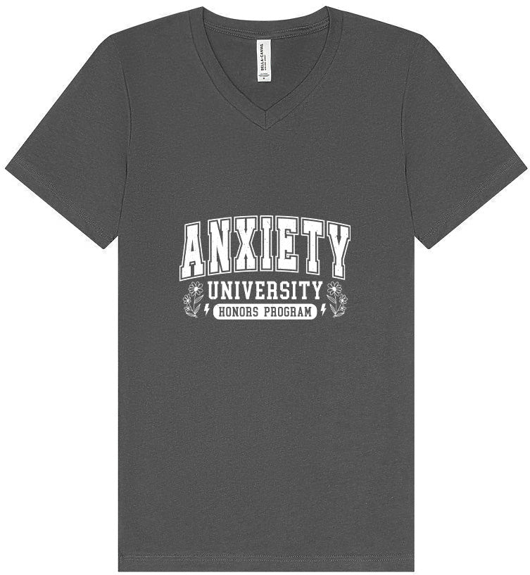 Anxiety University Unisex V-Neck Shirt