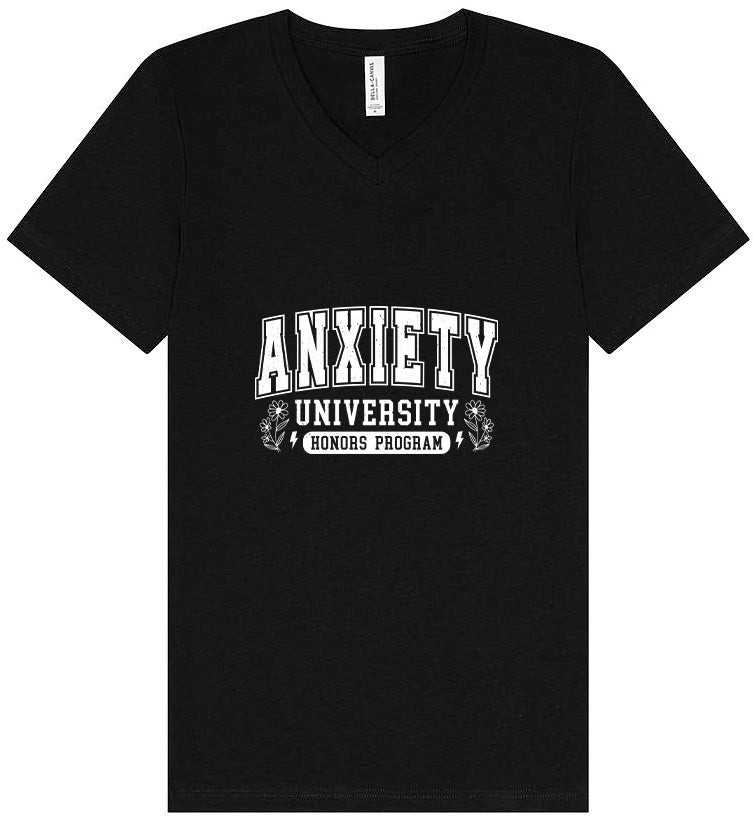 Anxiety University Unisex V-Neck Shirt