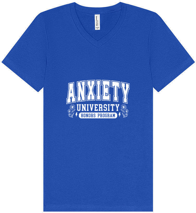 Anxiety University Unisex V-Neck Shirt
