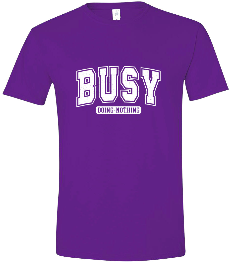 Busy Doing Nothing Children's Gildan Soft Shirt