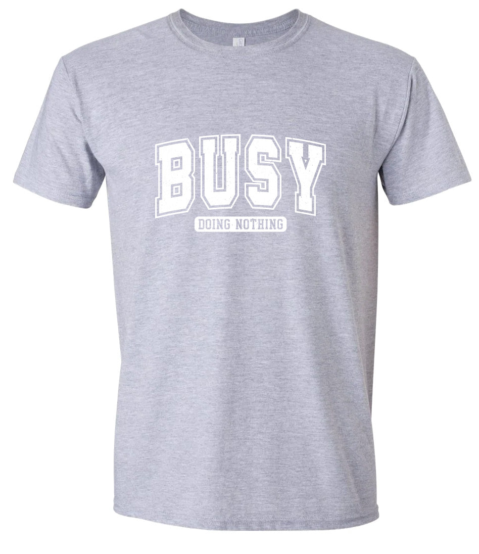 Busy Doing Nothing Children's Gildan Soft Shirt