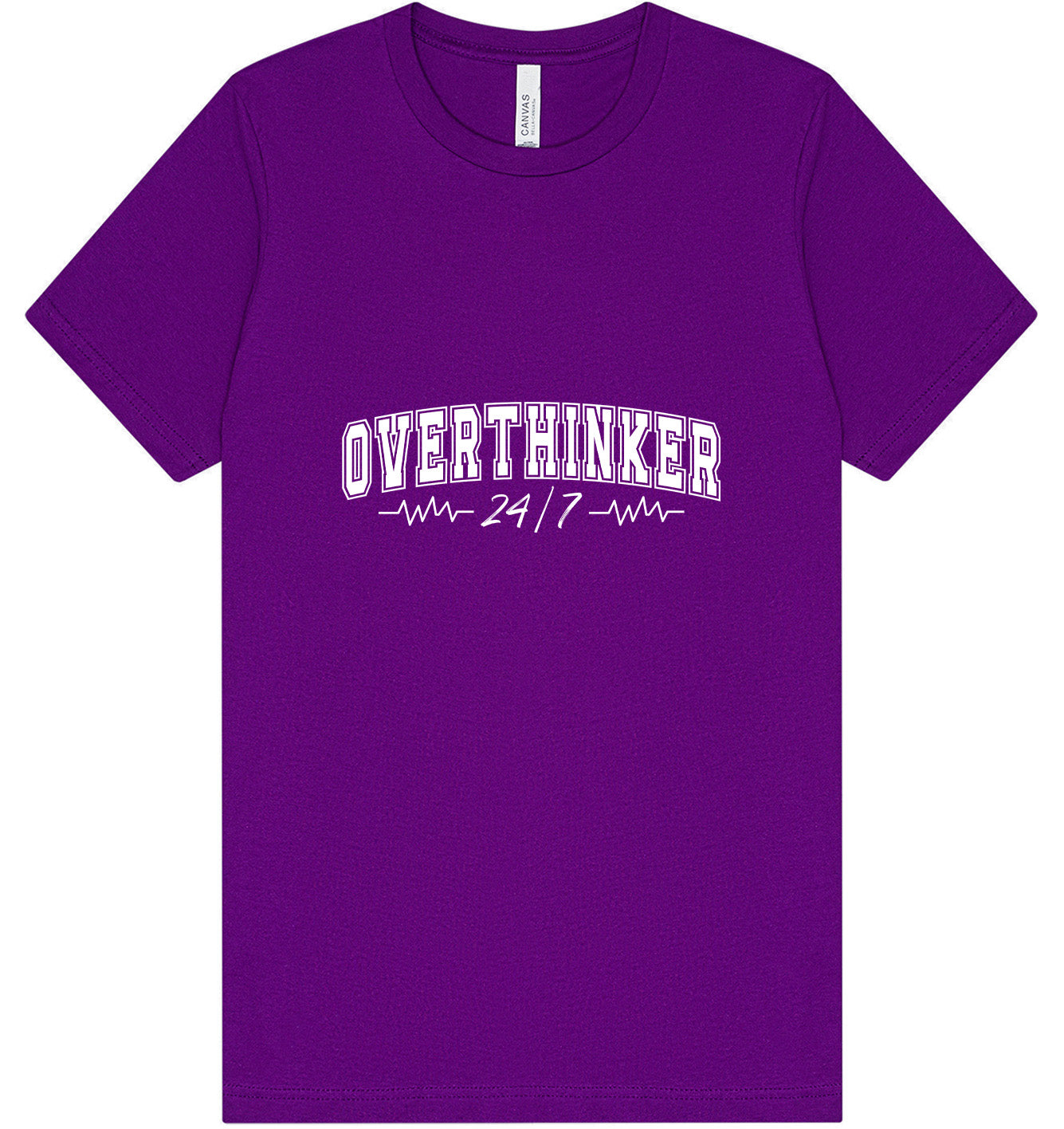 Overthinker Adult Bella Canvas Shirt