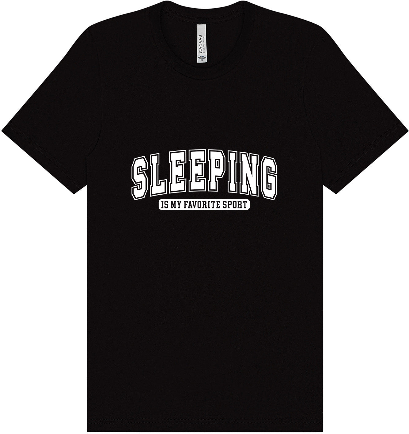 Sleeping is My Favorite Sport Adult Bella Canvas Shirt