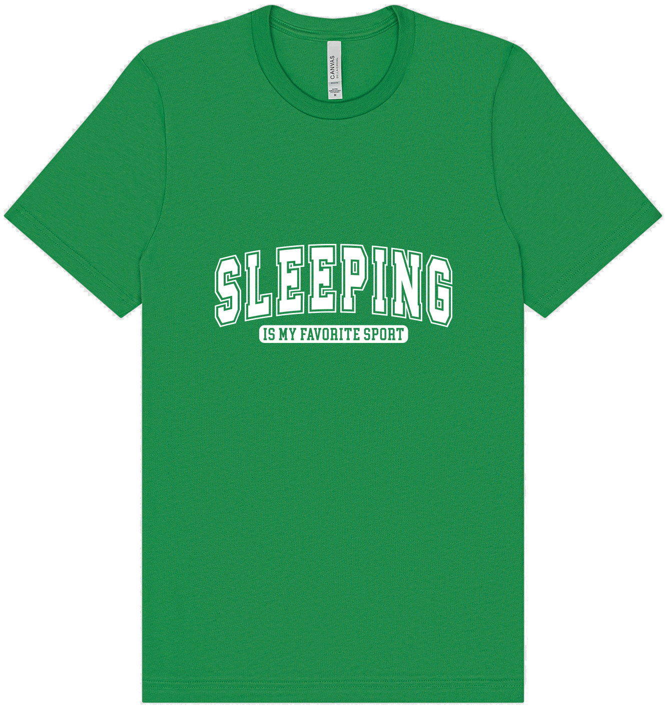 Sleeping is My Favorite Sport Adult Bella Canvas Shirt