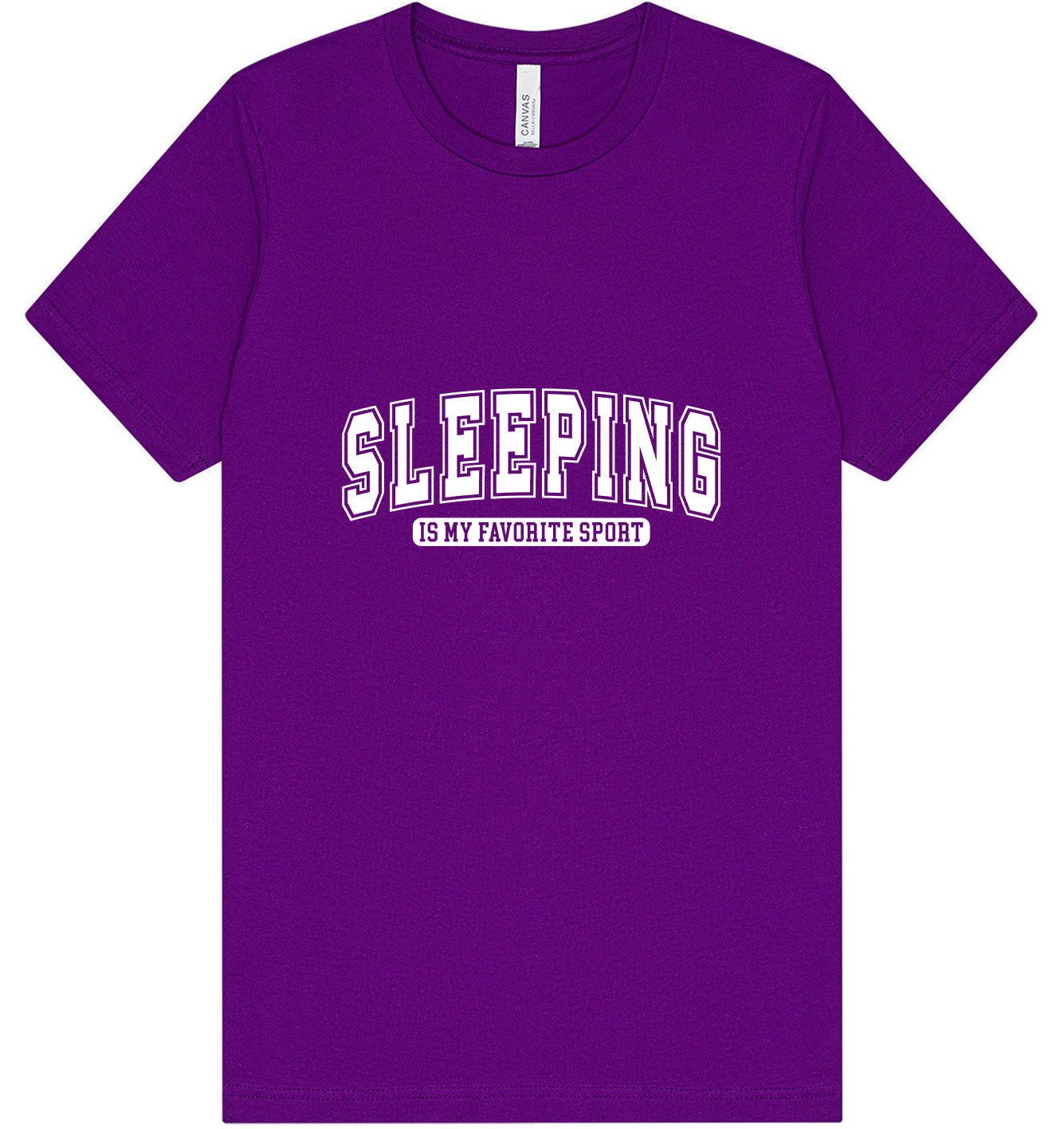 Sleeping is My Favorite Sport Adult Bella Canvas Shirt