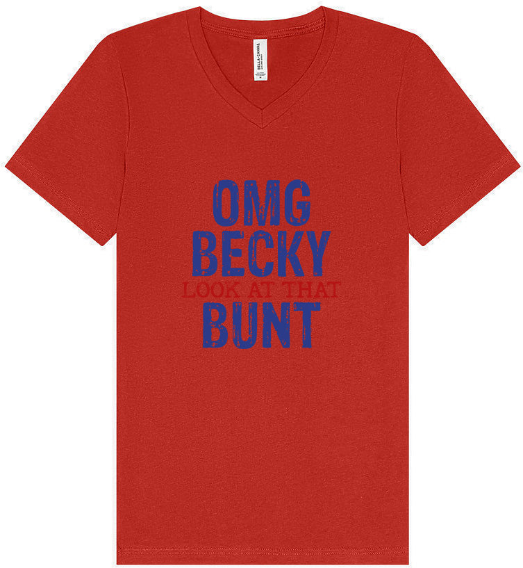 OMG Becky, Look at that Bunt Unisex V-Neck Shirt