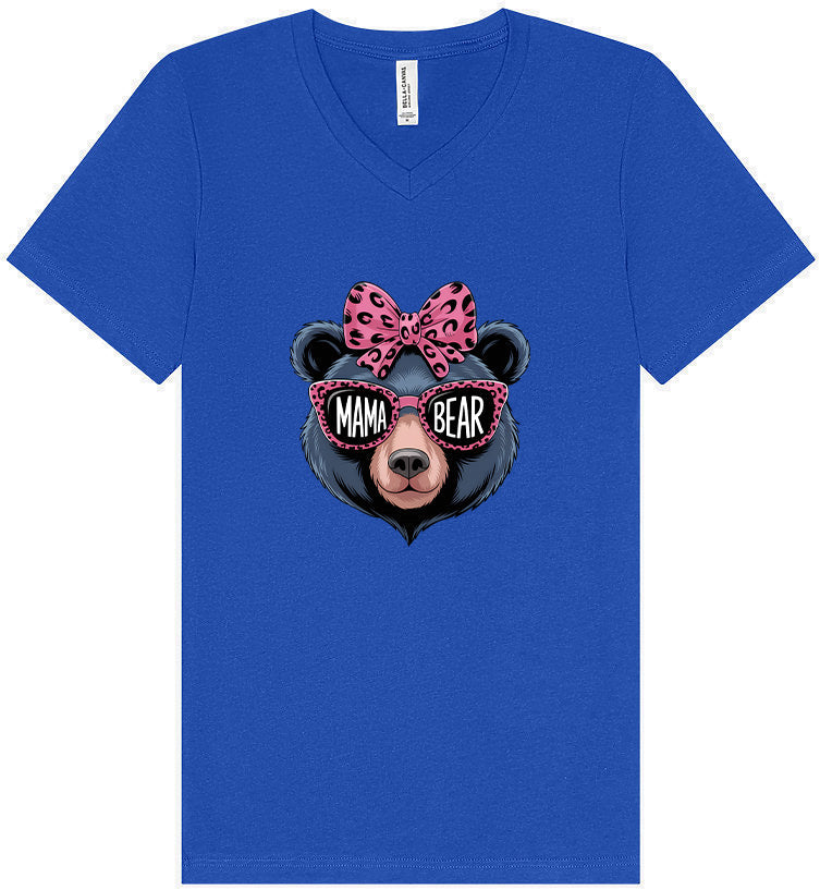Stylish Mama Bear Unisex V-Neck Shirt