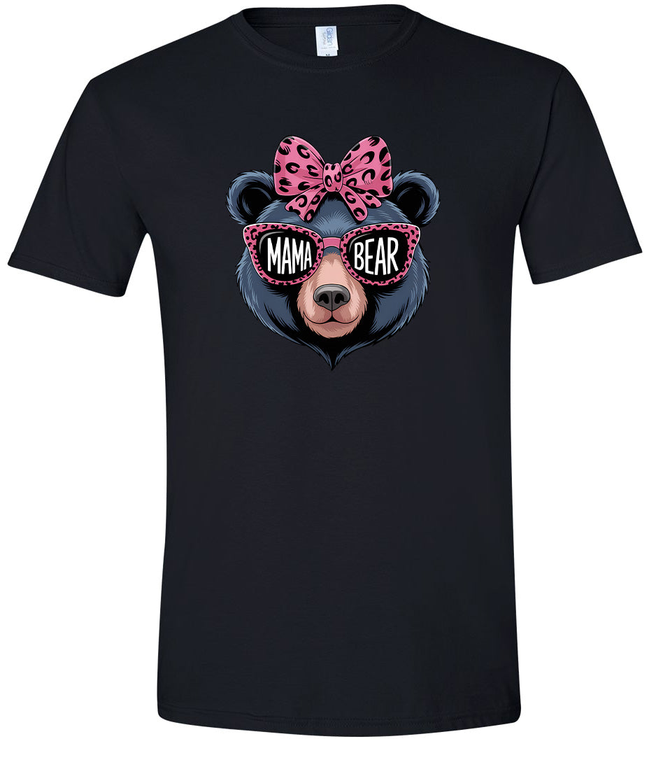 Stylish Mama Bear Adult Gildan Soft Shirt