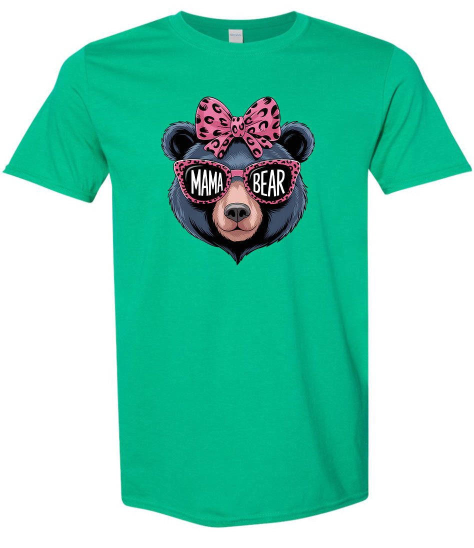 Stylish Mama Bear Adult Gildan Soft Shirt