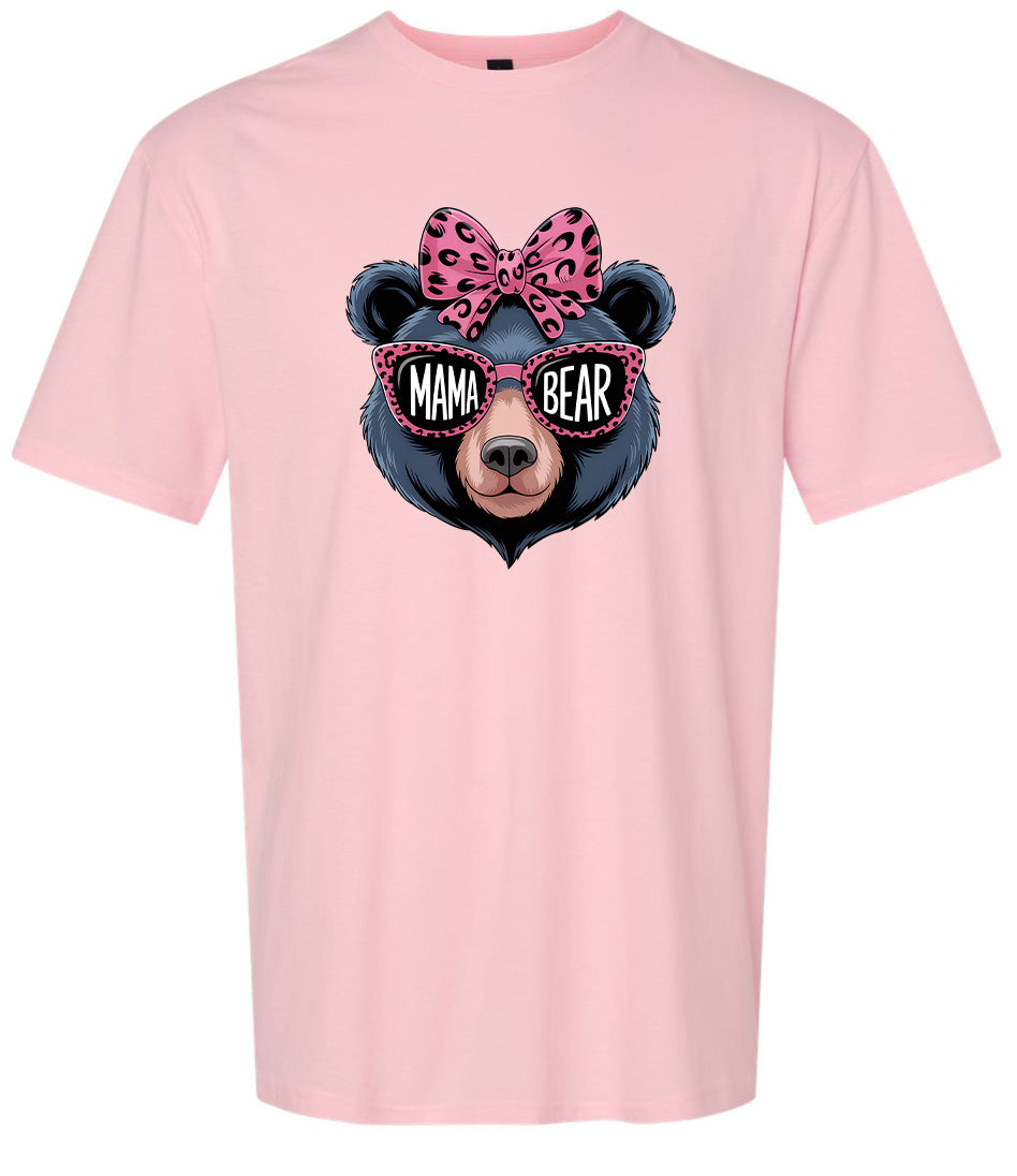 Stylish Mama Bear Adult Gildan Soft Shirt