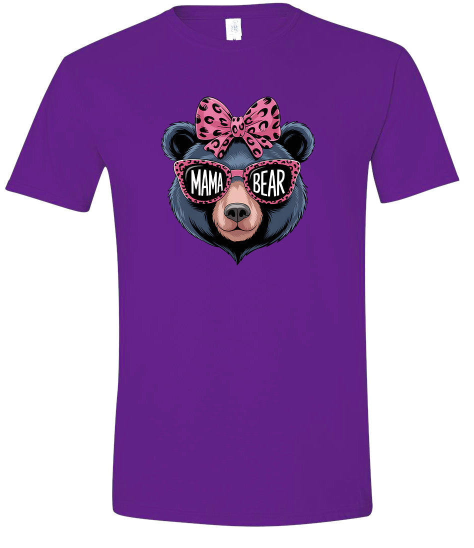 Stylish Mama Bear Adult Gildan Soft Shirt