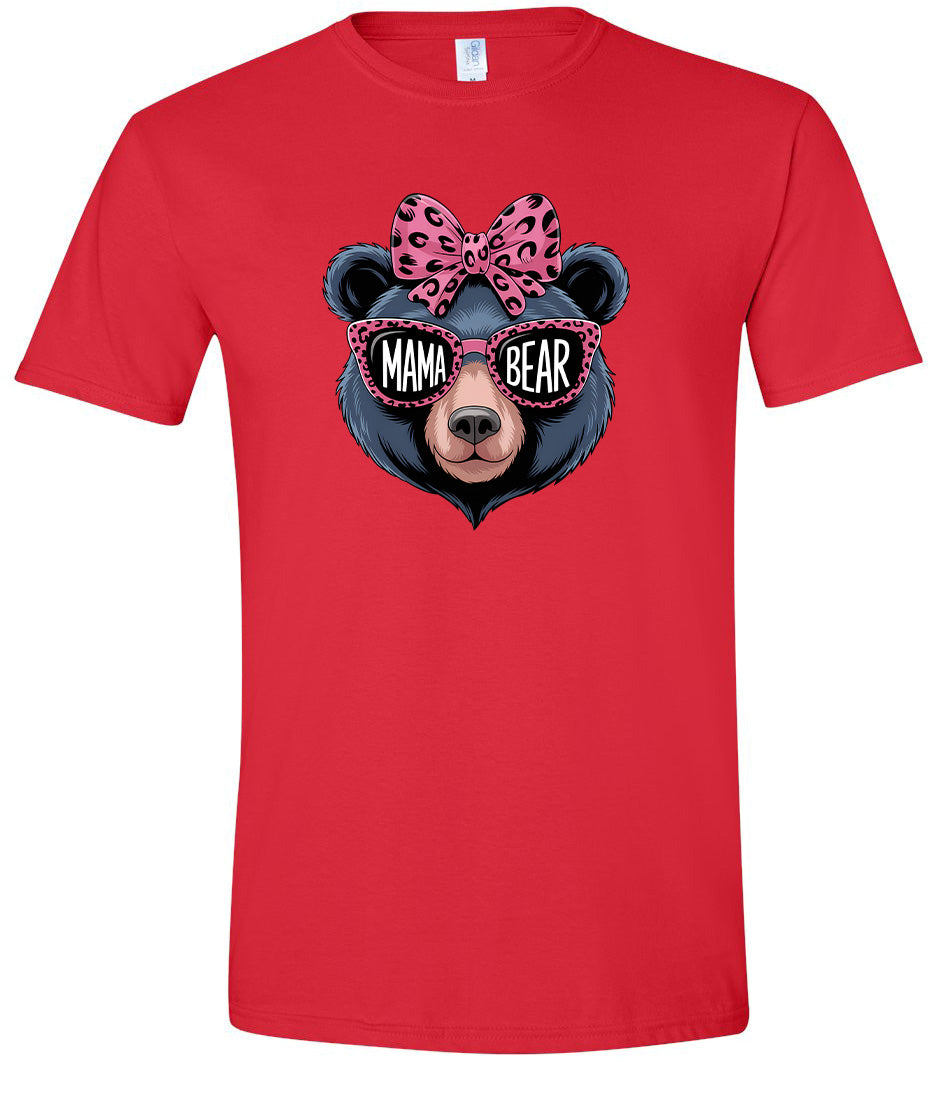 Stylish Mama Bear Adult Gildan Soft Shirt