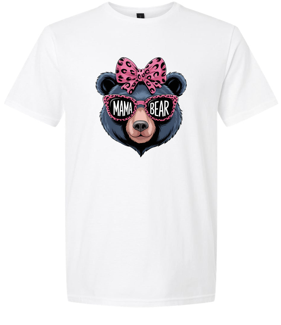 Stylish Mama Bear Adult Gildan Soft Shirt
