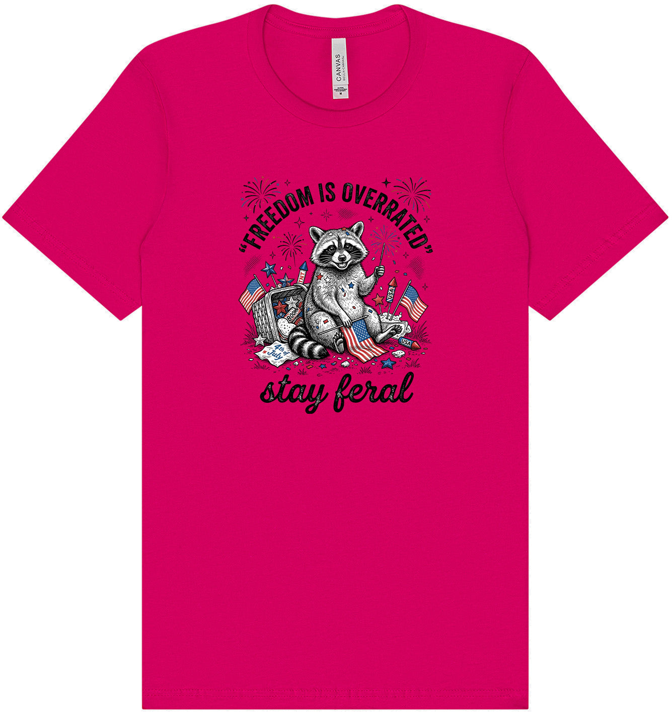 Freedom is Overrated Adult Bella Canvas Shirt