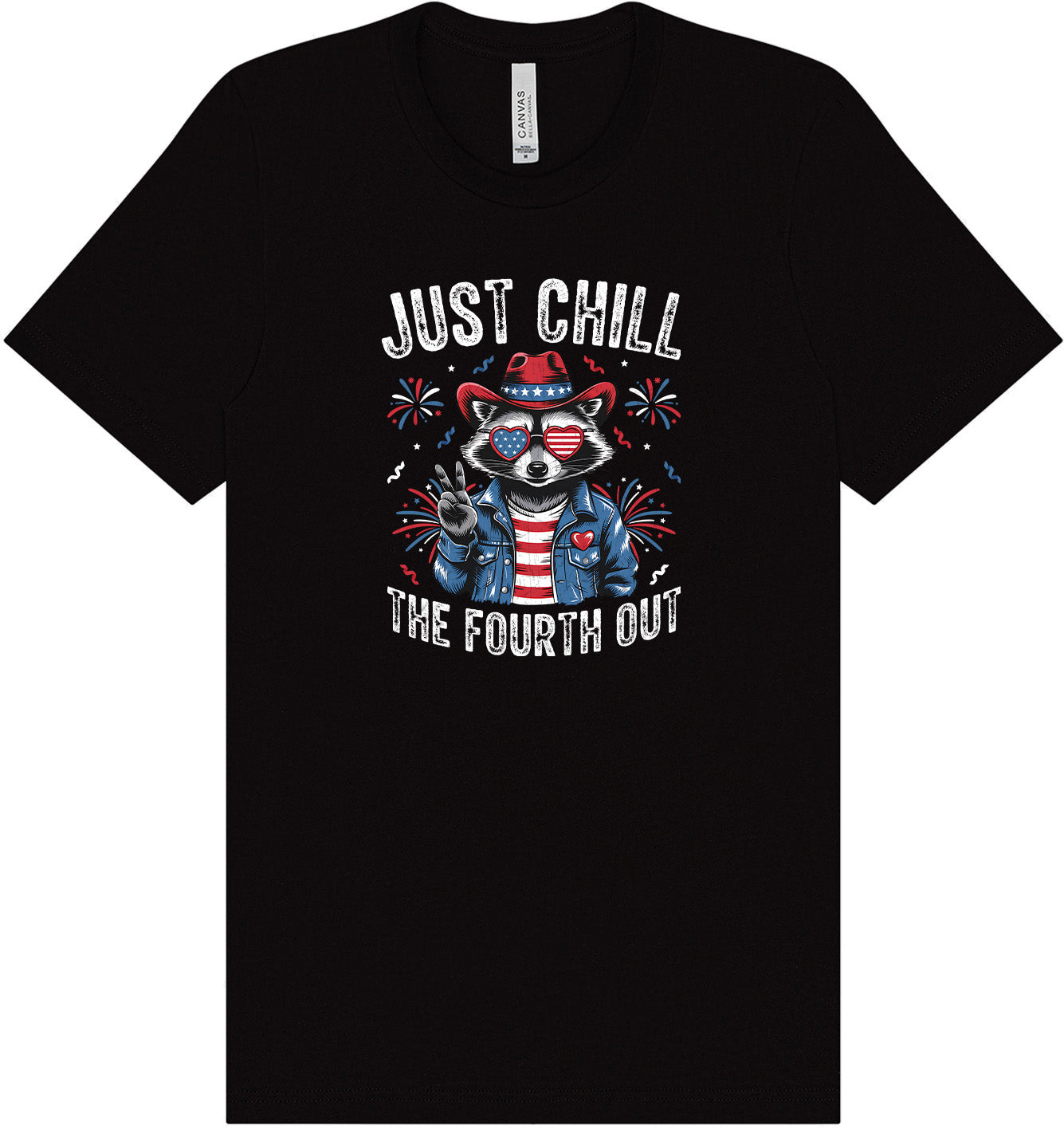 Chill the Fourth Out Adult Bella Canvas Shirt
