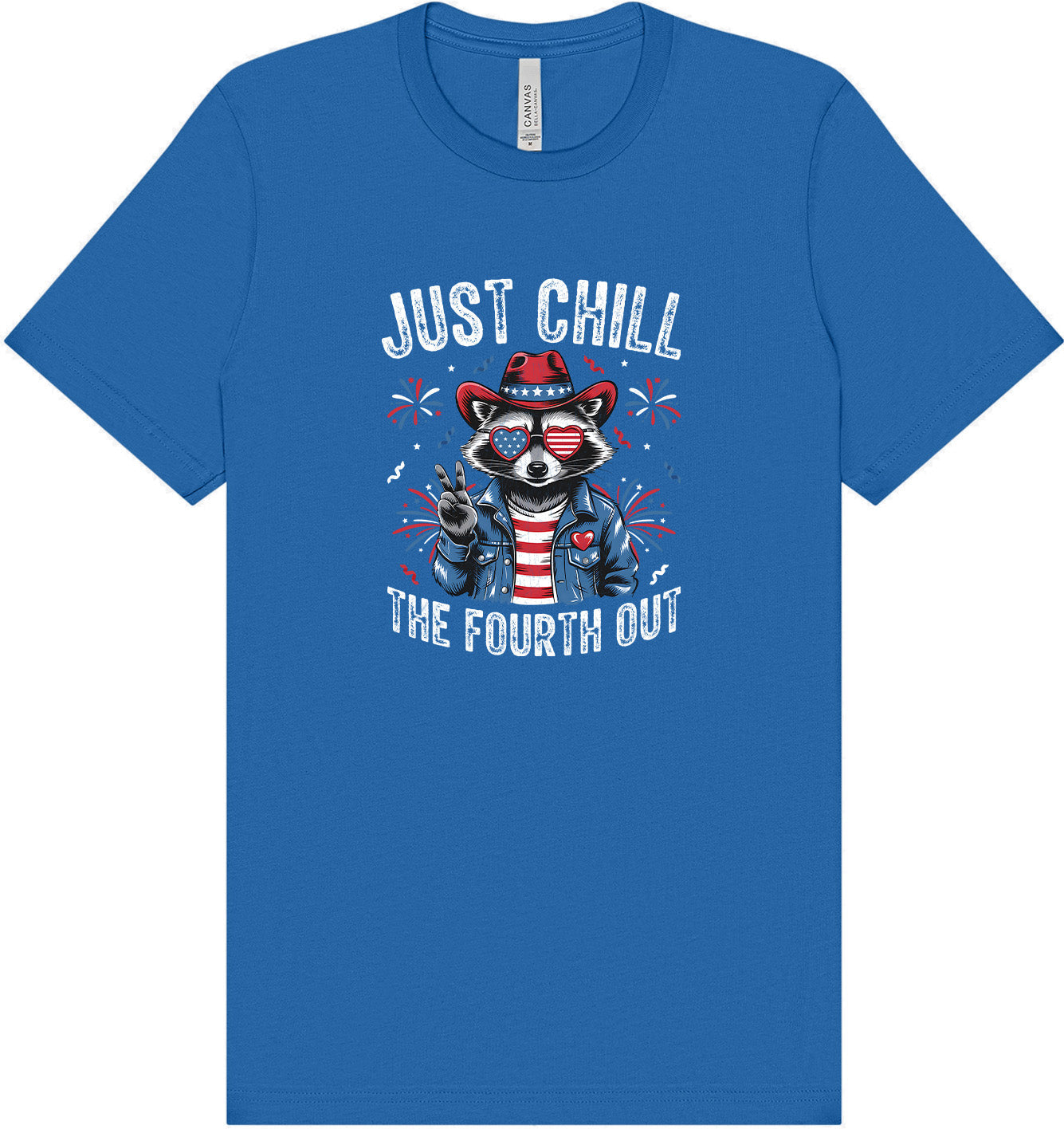 Chill the Fourth Out Adult Bella Canvas Shirt