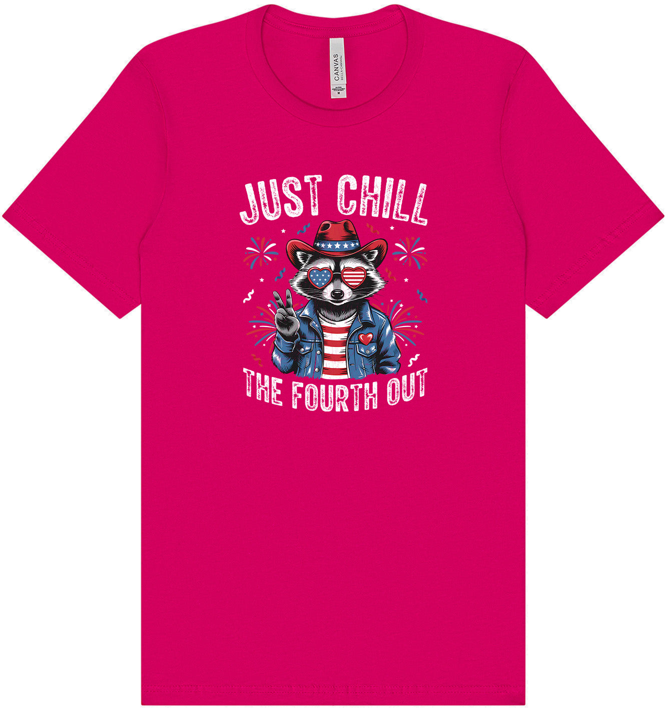 Chill the Fourth Out Adult Bella Canvas Shirt