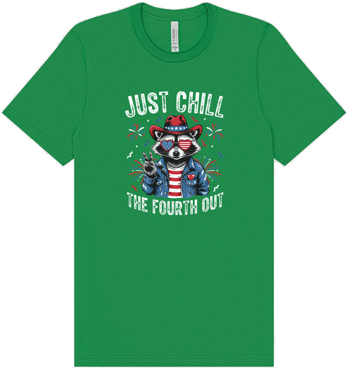 Chill the Fourth Out Adult Bella Canvas Shirt