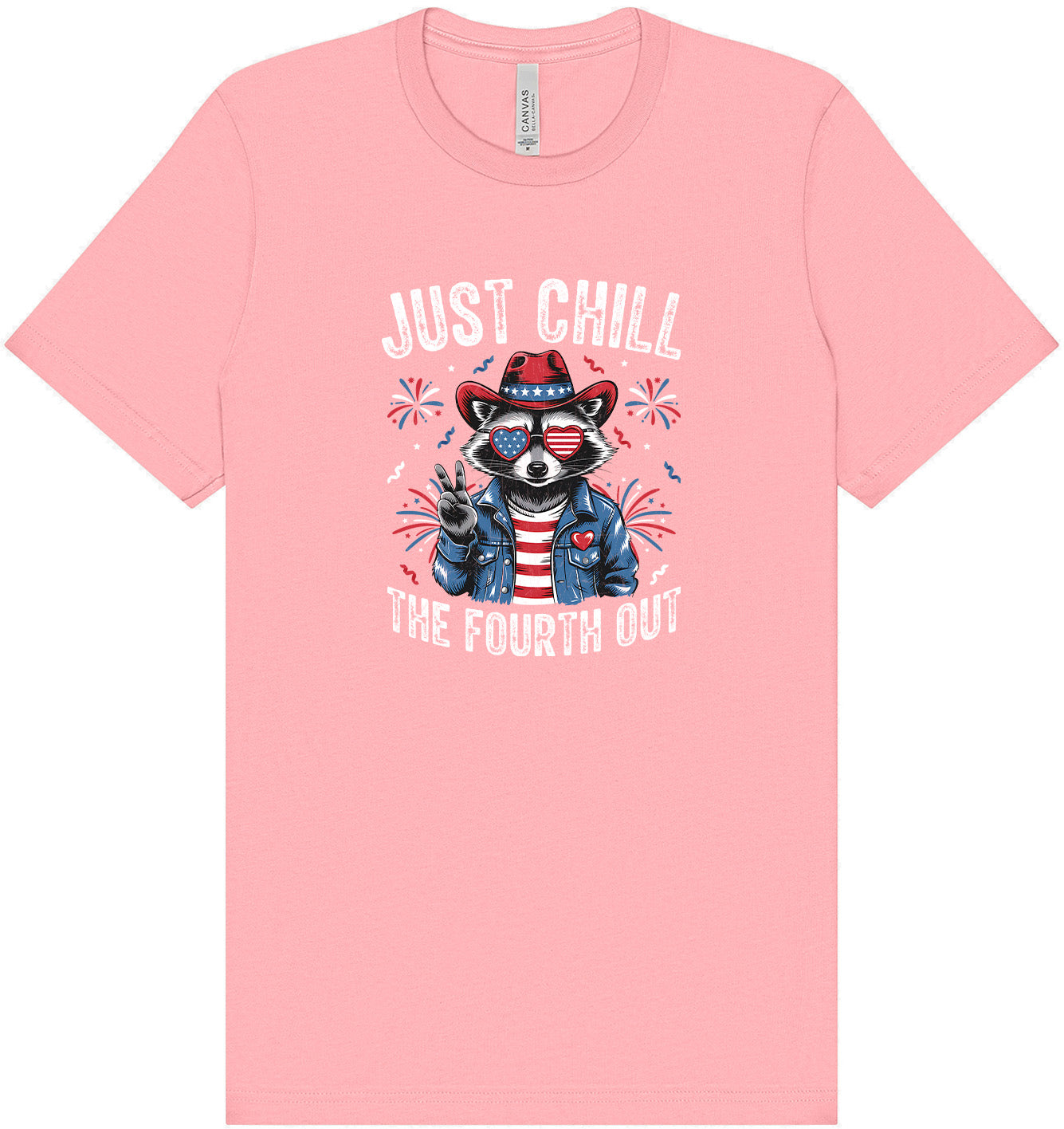 Chill the Fourth Out Adult Bella Canvas Shirt