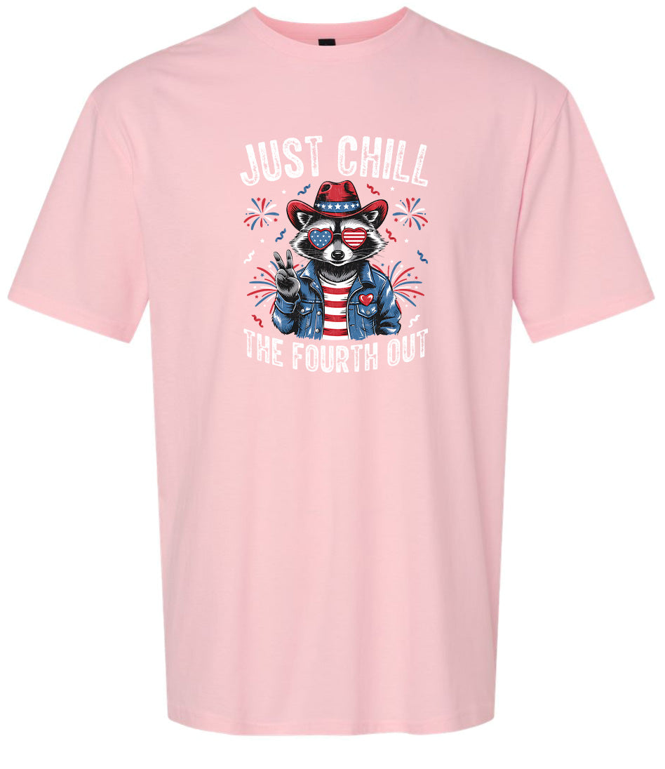 Chill the Fourth Out Adult Gildan Soft Shirt