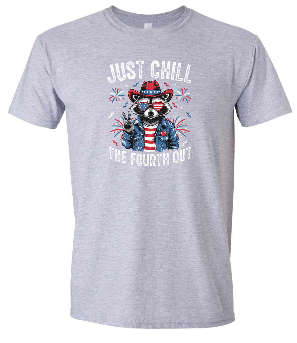 Chill the Fourth Out Children's Gildan Soft Shirt