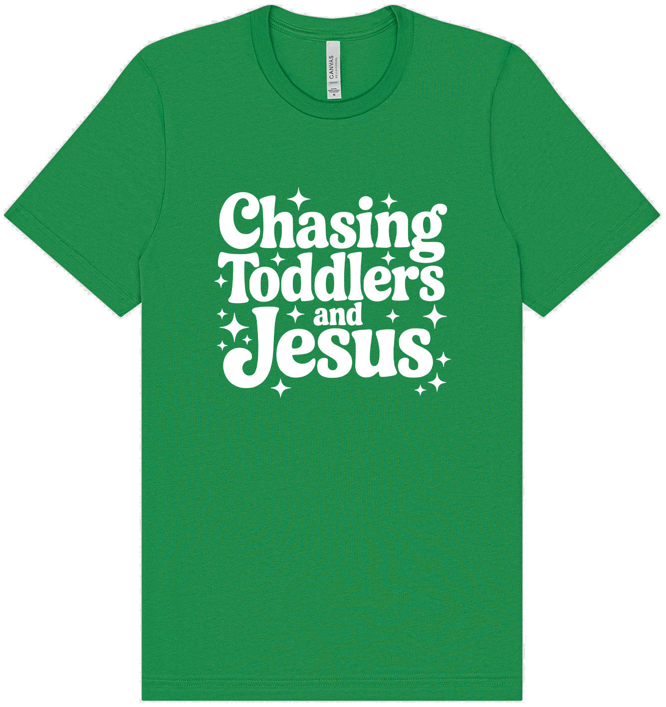 Chasing Toddlers and Jesus Adult Bella Canvas Shirt