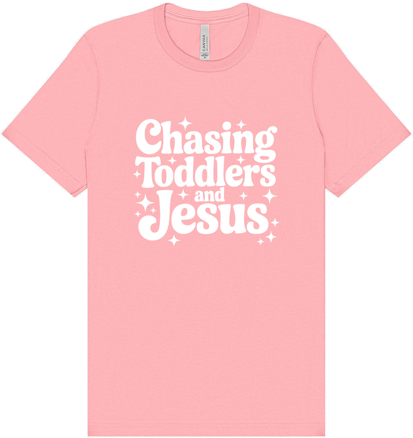 Chasing Toddlers and Jesus Adult Bella Canvas Shirt