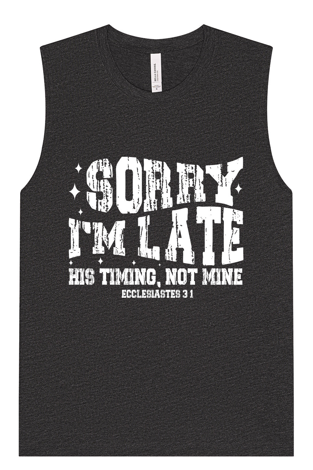 His Timing, Not Mine Muscle Tank