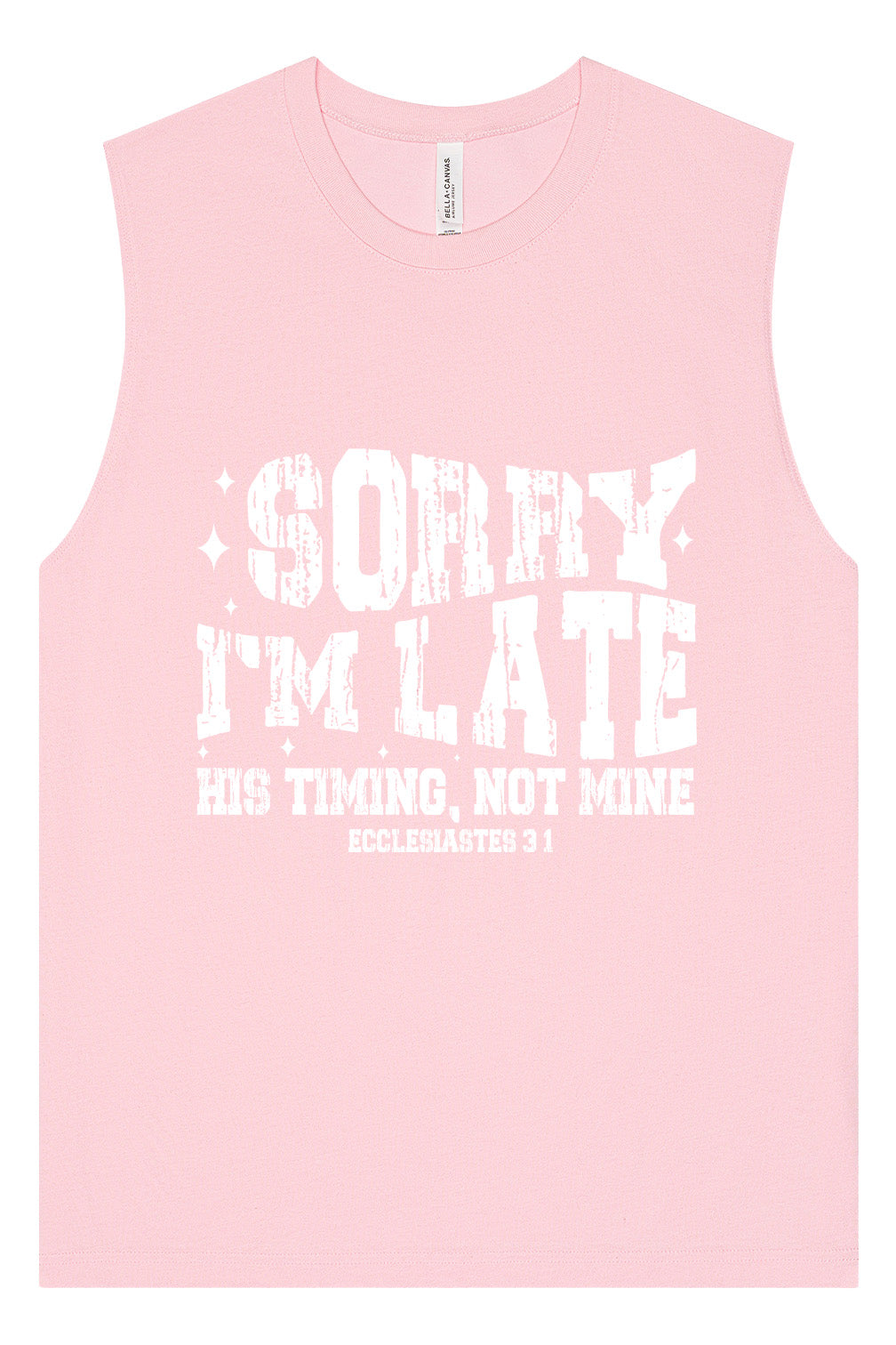 His Timing, Not Mine Muscle Tank
