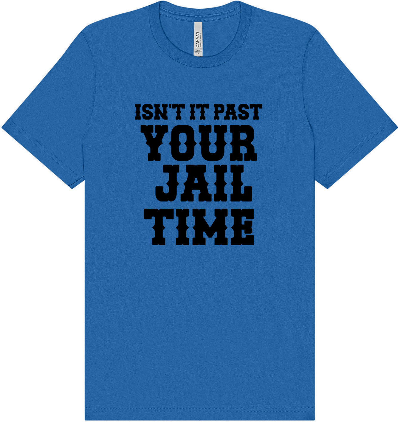 Past Your Jail Time Adult Bella Canvas Shirt