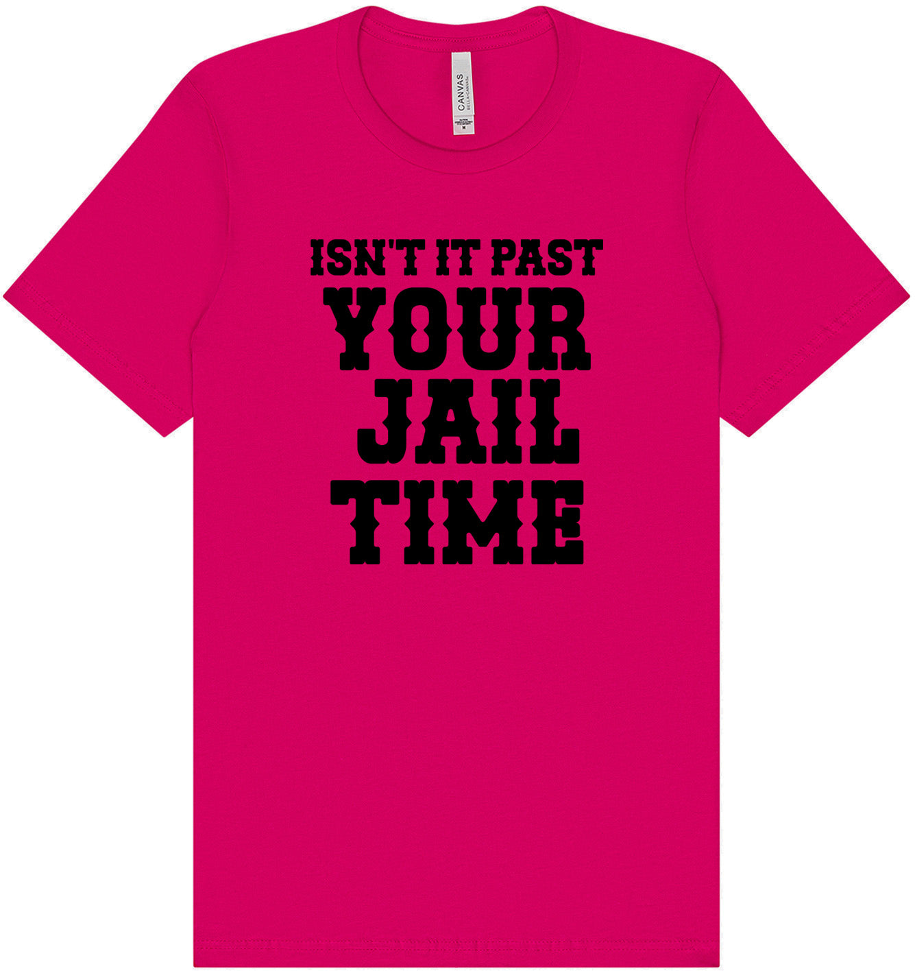 Past Your Jail Time Adult Bella Canvas Shirt
