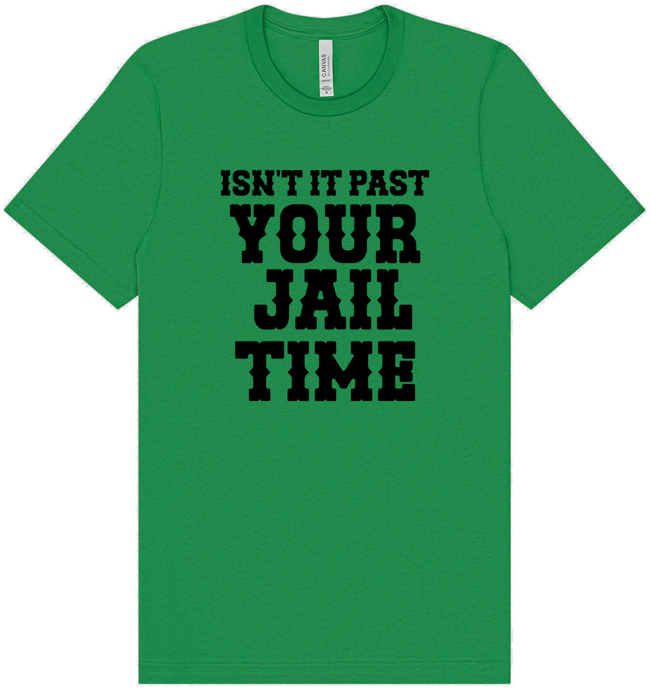 Past Your Jail Time Adult Bella Canvas Shirt