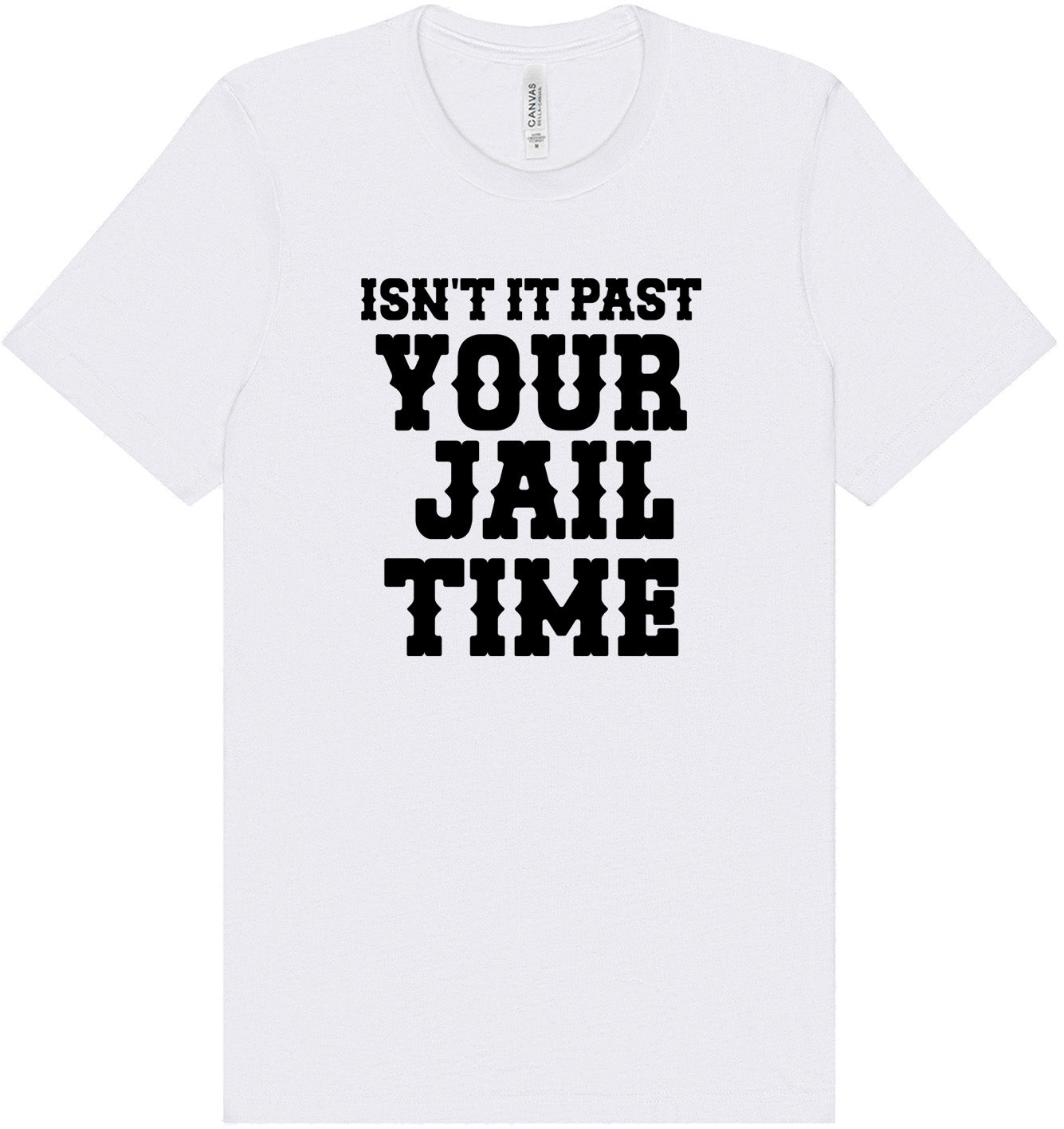 Past Your Jail Time Adult Bella Canvas Shirt
