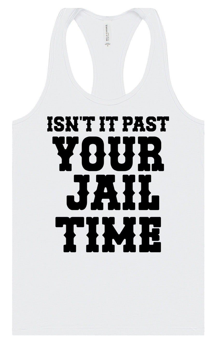 Past Your Jail Time Women's Racerback Tank