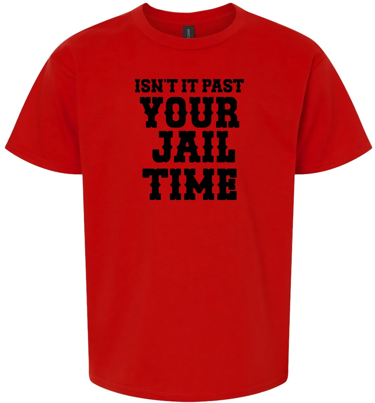 Past Your Jail Time Children's Gildan Soft Shirt