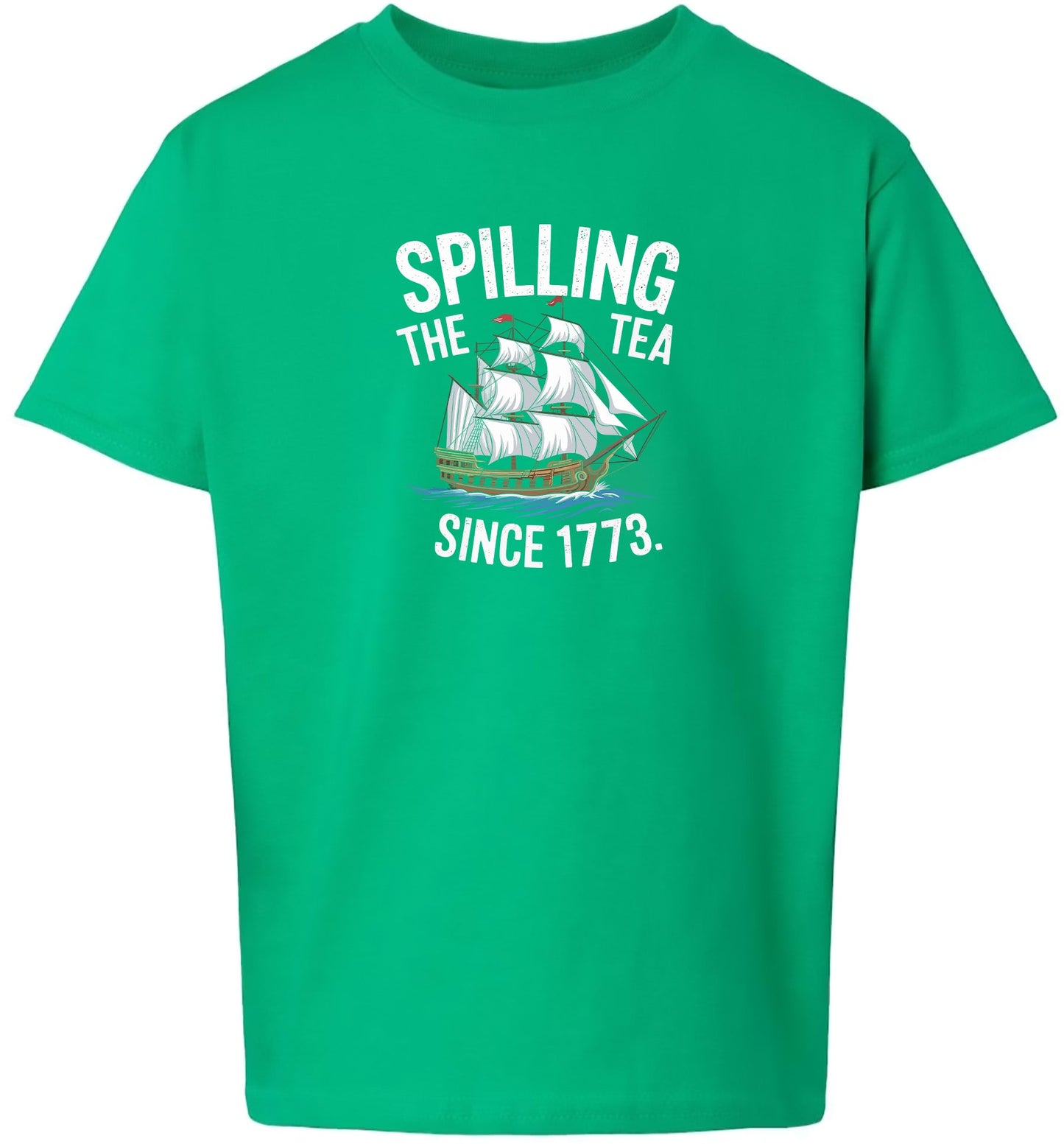 Spilling the Tea Since 1773 Children's Gildan Soft Shirt