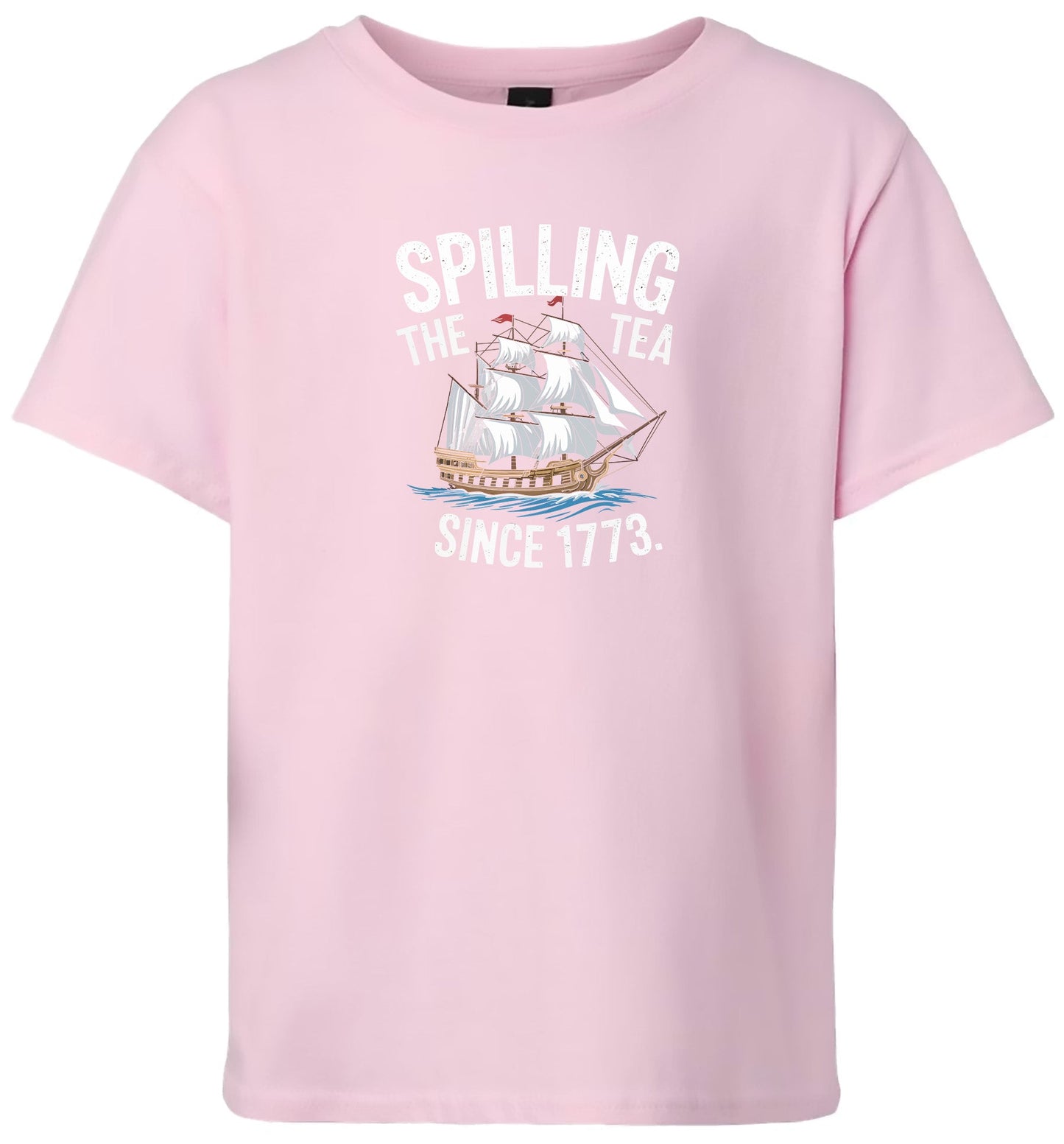 Spilling the Tea Since 1773 Children's Gildan Soft Shirt