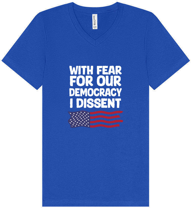 I Dissent Unisex V-Neck Shirt