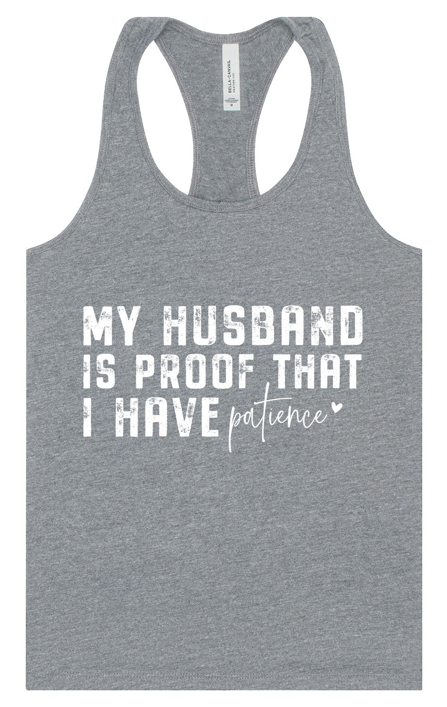 My Husband is Proof Women's Racerback Tank