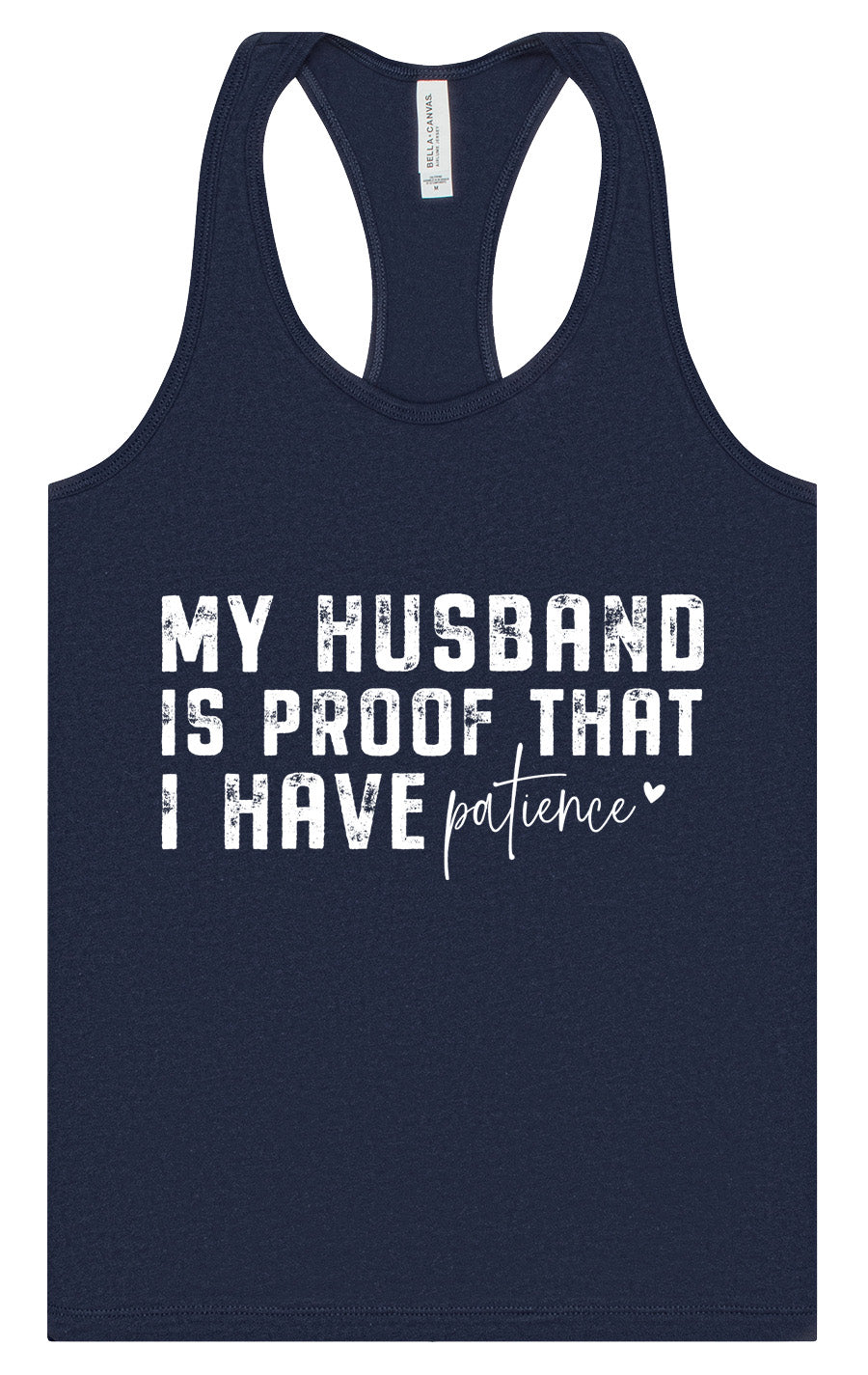 My Husband is Proof Women's Racerback Tank