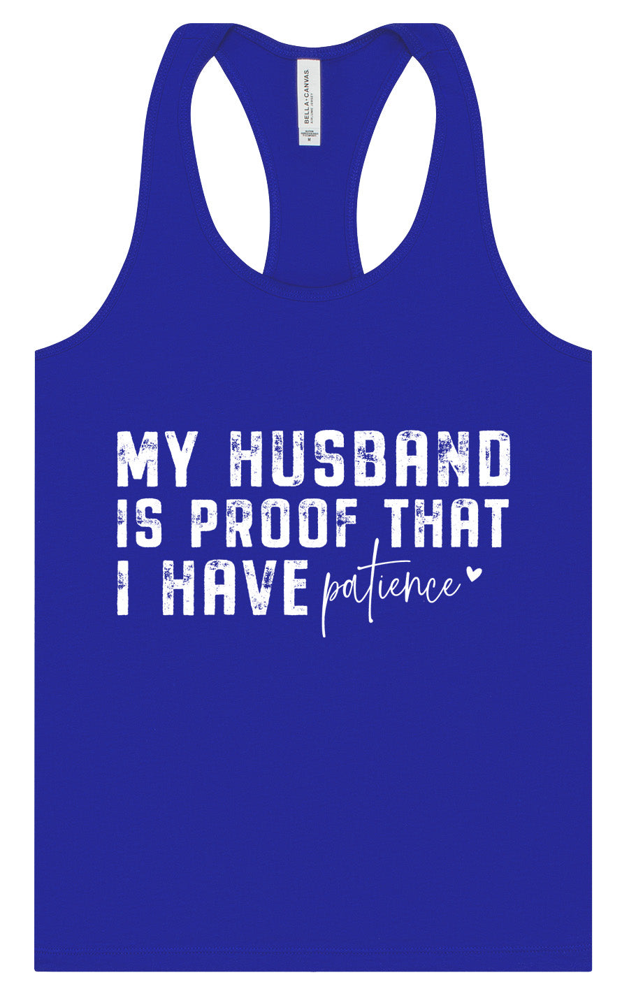 My Husband is Proof Women's Racerback Tank