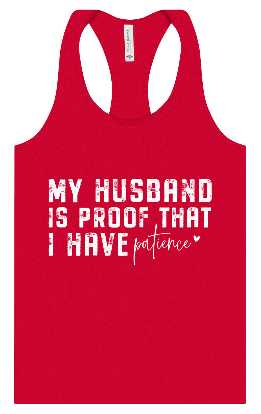 My Husband is Proof Women's Racerback Tank