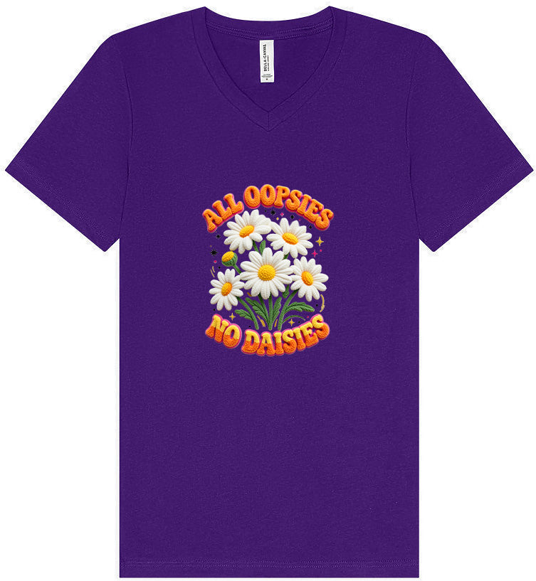 All Oopsies Unisex V-Neck Shirt