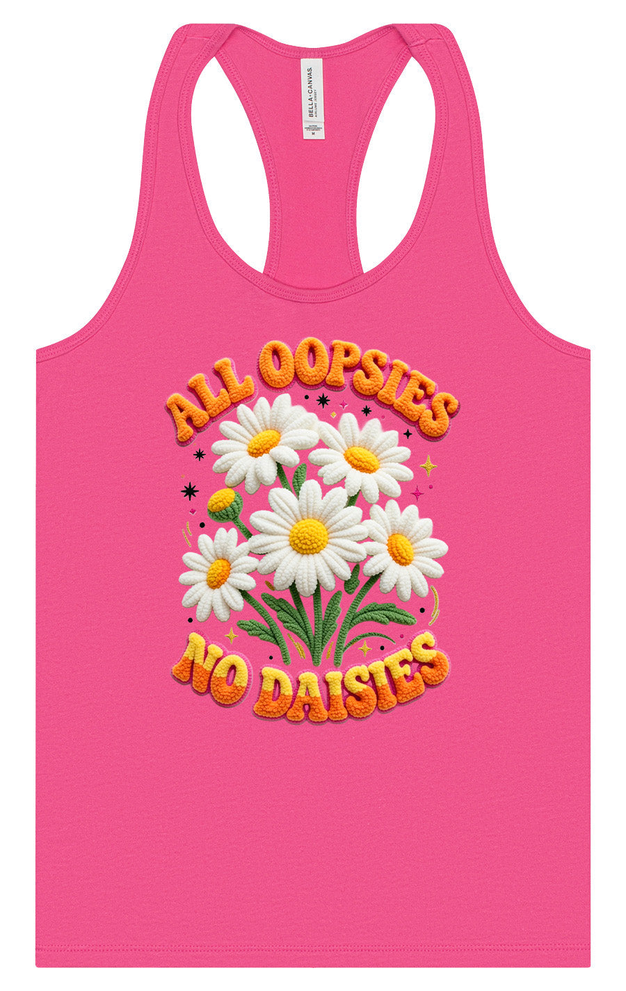 All Oopsies Women's Racerback Tank