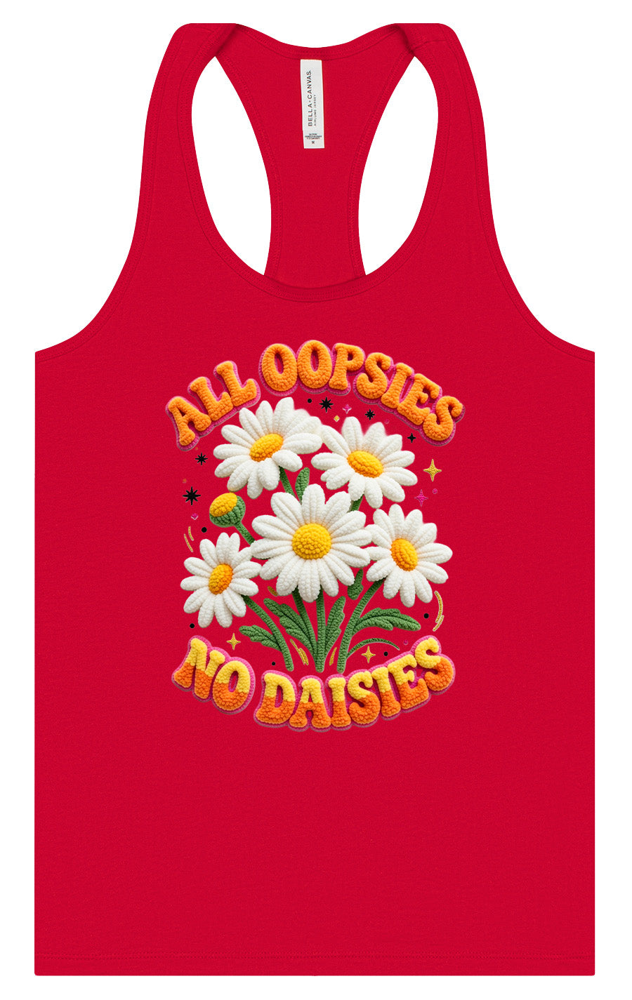 All Oopsies Women's Racerback Tank
