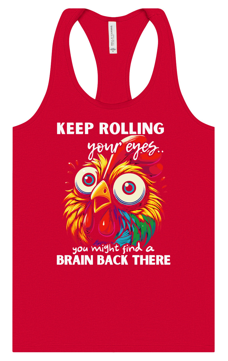 Chicken Brain Women's Racerback Tank