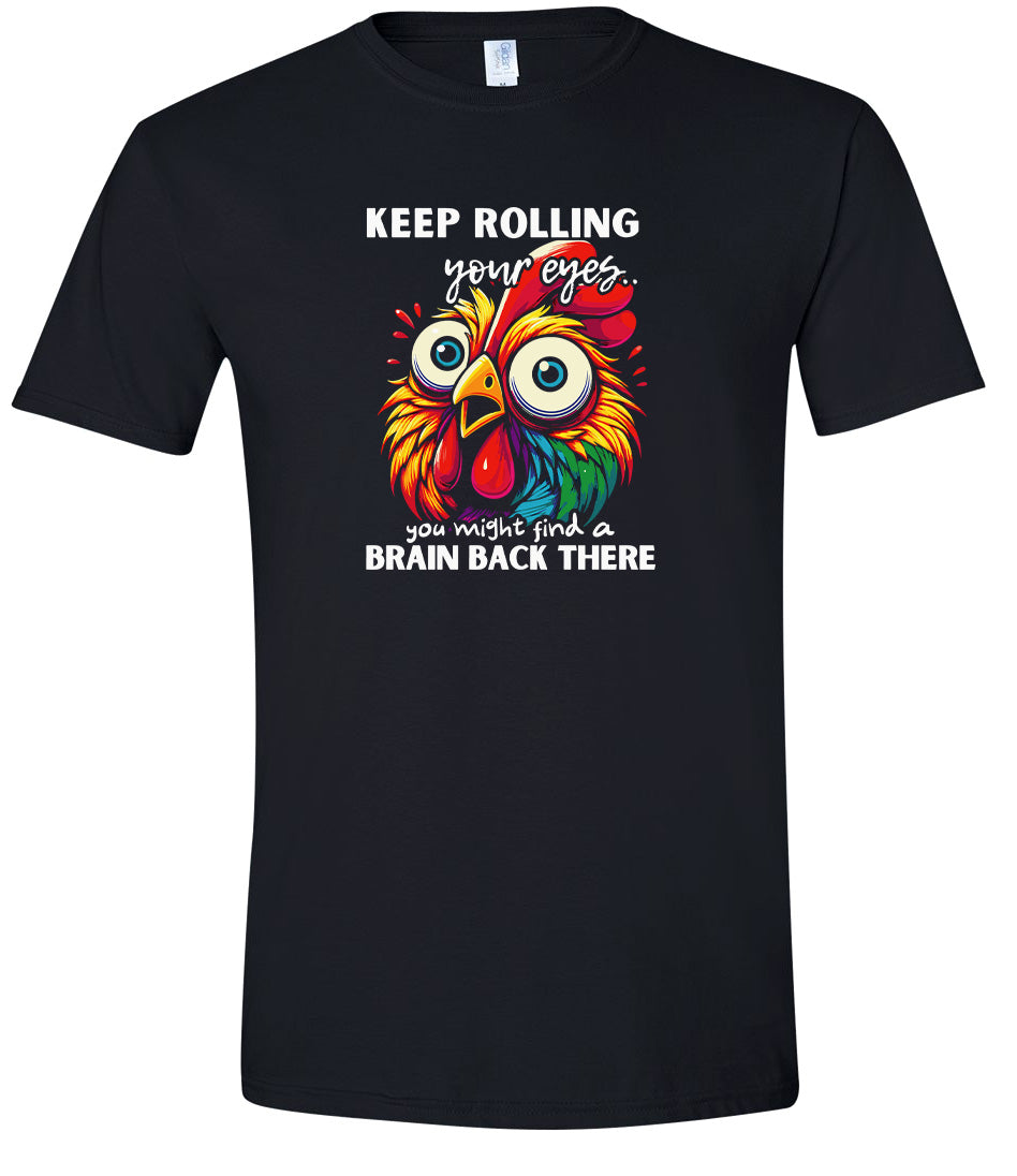 Chicken Brain Adult Gildan Soft Shirt