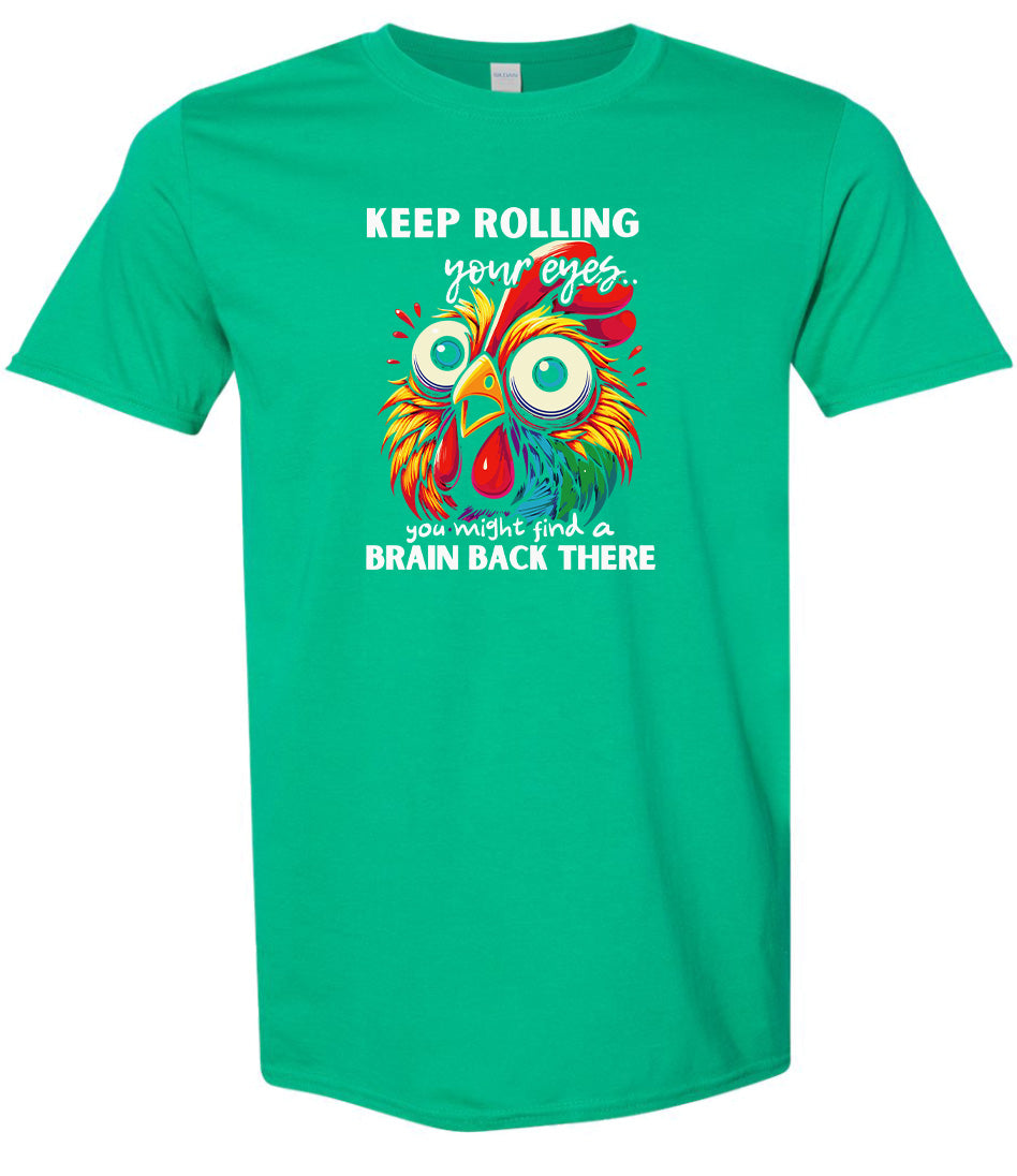 Chicken Brain Adult Gildan Soft Shirt