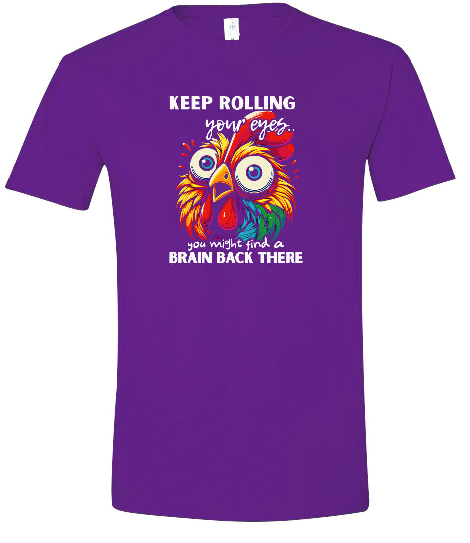 Chicken Brain Adult Gildan Soft Shirt
